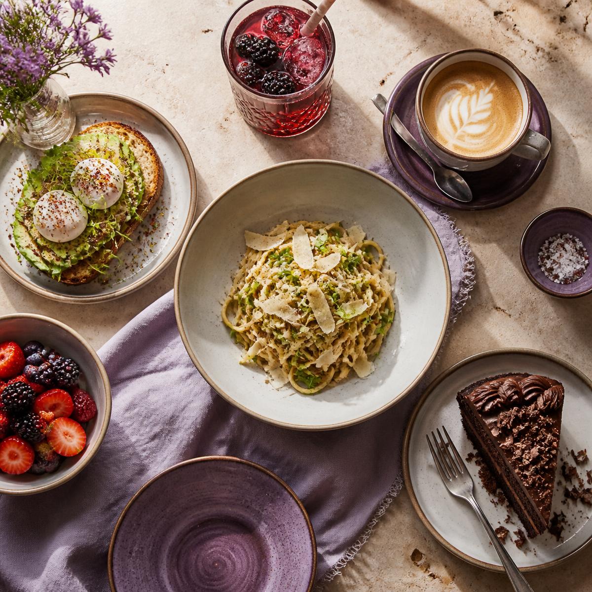 Food Therapy brunch spread
